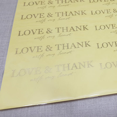 골드금박스티커-LOVE&THANK