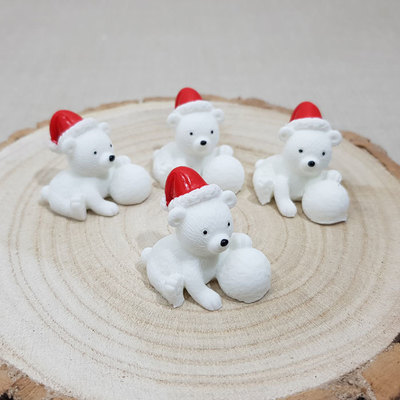 산타모자곰 4개