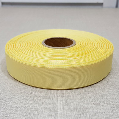 골직리본 25mm-연노랑