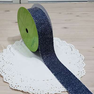 샤벳리본38mm-네이비