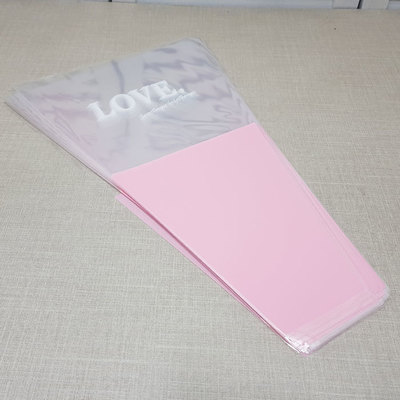 LOVE다발용 봉투-핑크(50장)