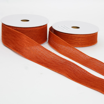 <특가>마직리본 40mm-벽돌색