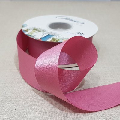 CDC그레이스리본40mm-팥색