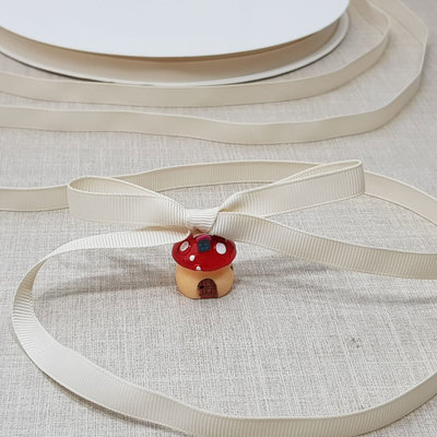 골직리본 10mm(대)-아이보리