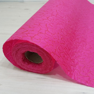<특가>엠보부직롤-꽃핑크(54Cm*10yd)